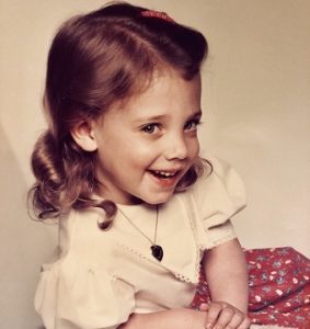 Katie Streiff as a child.