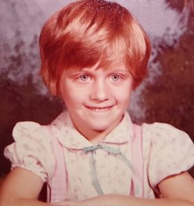 Allison Robinson's early childhood photo.