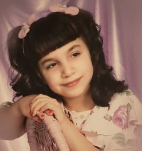 Lindsey Vicoria-Bucki's early childhood photo.