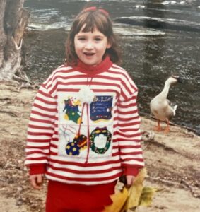 Elizabeth Morasco's early childhood photo.