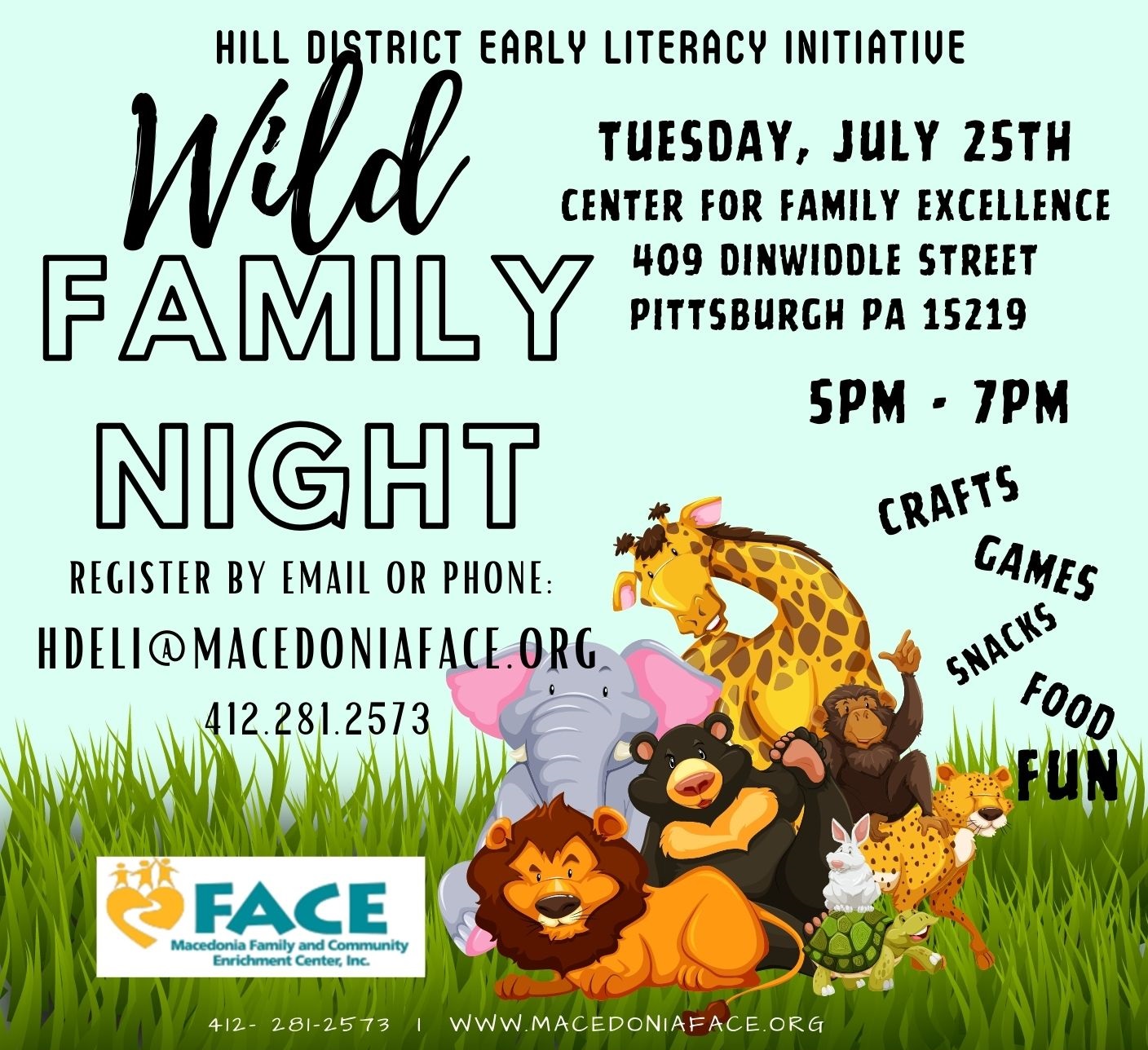HDELI Wild Family Literacy Night