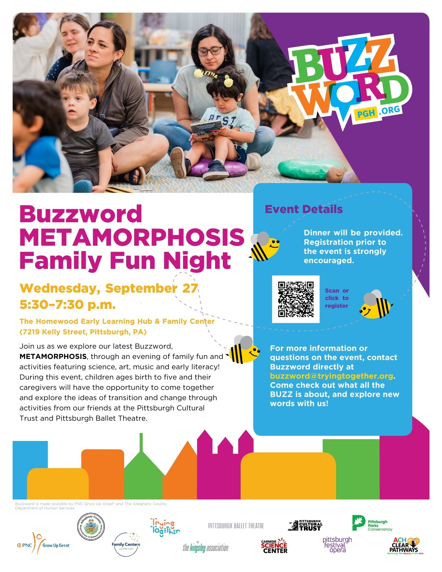 Buzzword METAMORPHOSIS Family Fun Night
