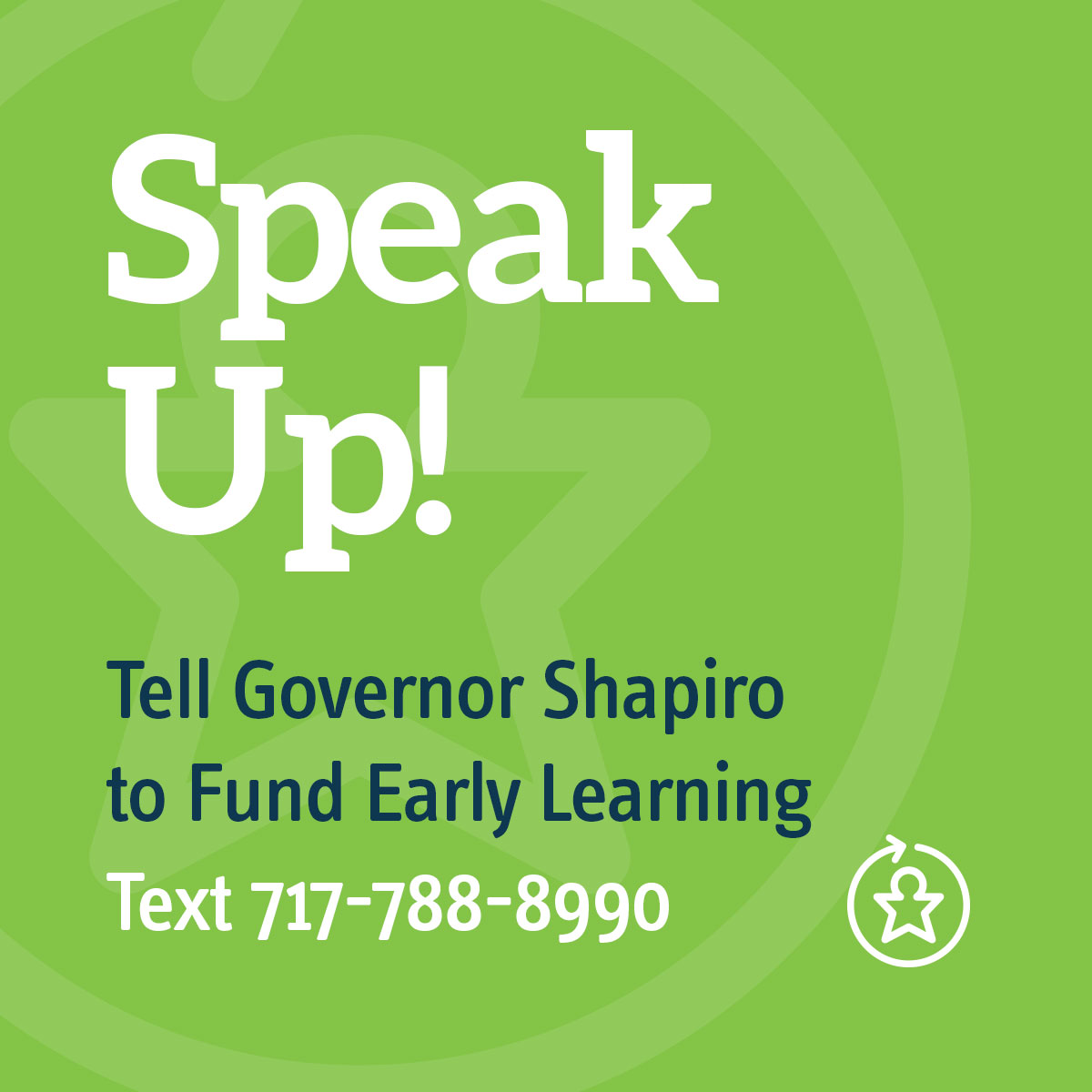 Text to Speak Up! for Early Learning in 2024