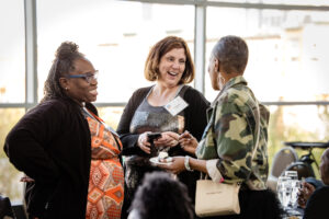Report Fewer Pennsylvania Teachers Getting Certified | three early childhood educators having a joyful conversation
