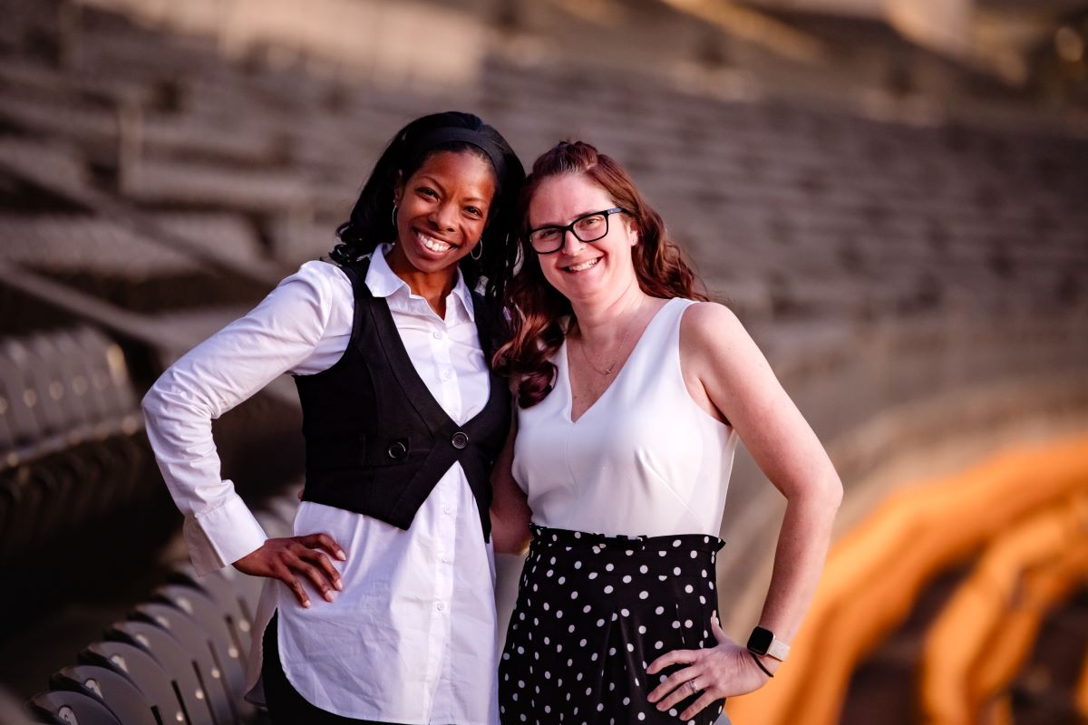 Two ladies standing and smiling | Afterschool Alliance and NAA Partner for Afterschool Workforce Initiative