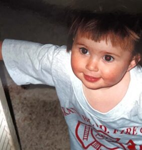 Alayna Griffith's early childhood photo.