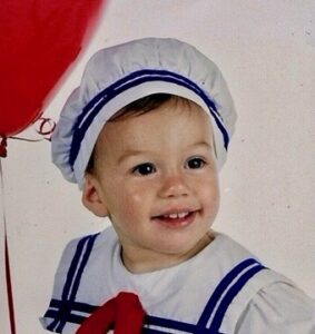 Katie Riggs's early childhood photo.