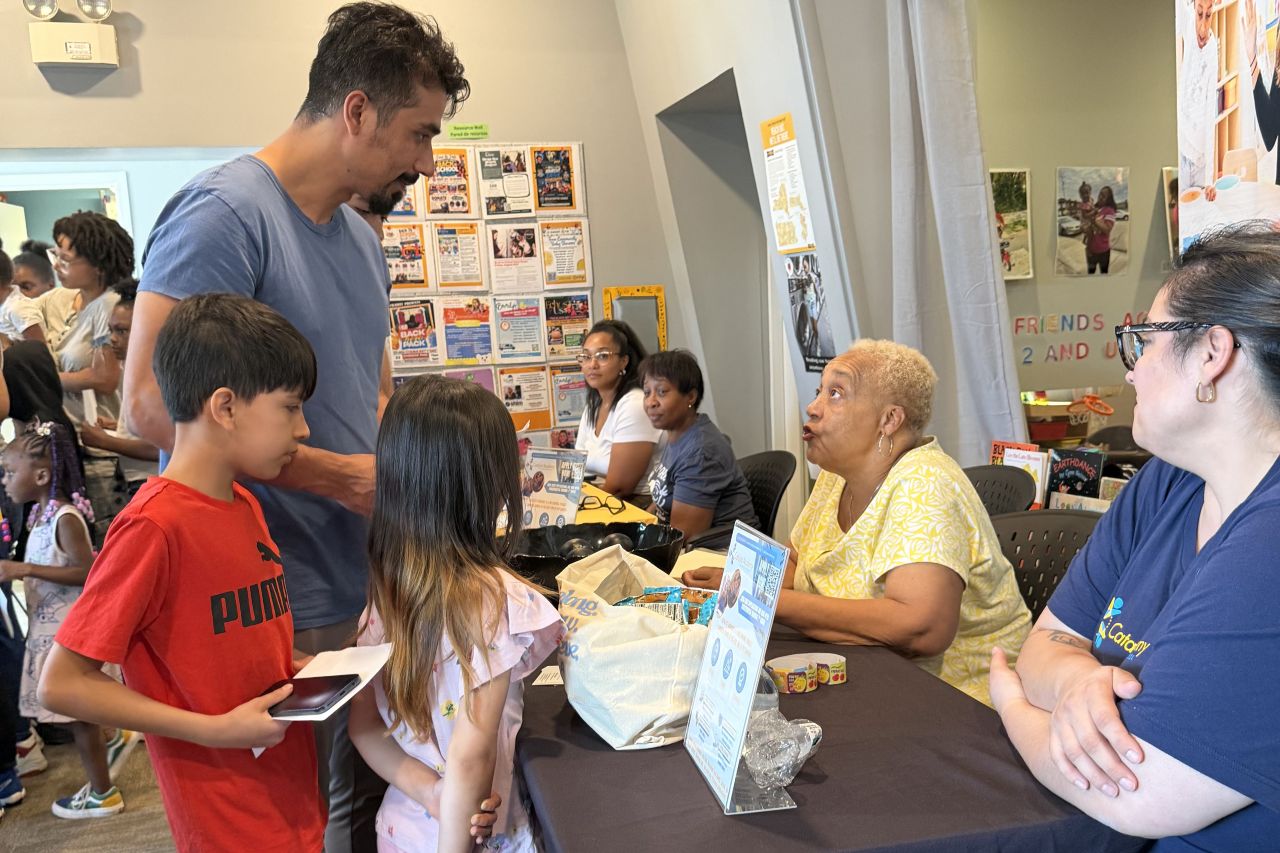 Homewood Families Receive Backpacks, Resources at Family Center Open House